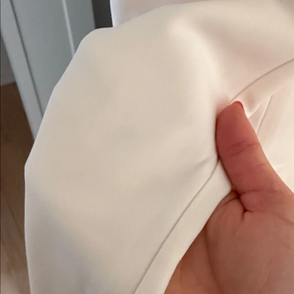 Reformation Strapless White Nino Dress Size 4 - Picture 3 of 7